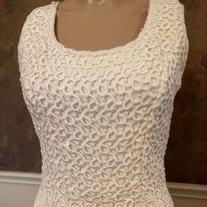 Lace lined dressy top